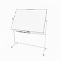 TACWILY 48 x 24 Inch Height Adjustable Rolling Whiteboard, Mobile Double-Sided Magnetic Dry Erase Board with Stand, Large Standing Board Easel on Wheels for Home Office & School