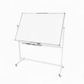 TACWILY Large Rolling Whiteboard on Wheels, 48 x 36 Inches with Stand, 4' x 3' Magnetic Dry Erase Board Easel, Black