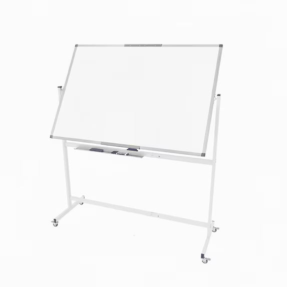 TACWILY Large Rolling Whiteboard on Wheels, 48 x 36 Inches with Stand, 4' x 3' Magnetic Dry Erase Board Easel